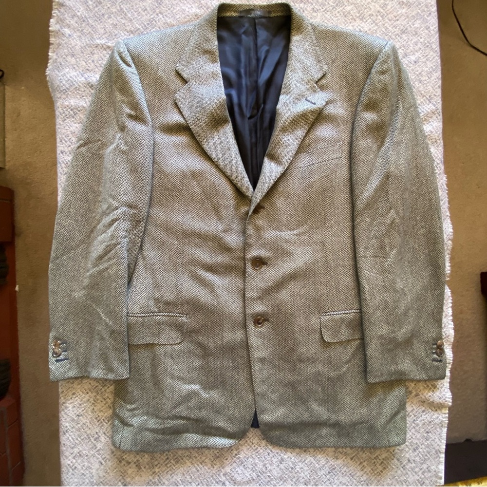 Ermenegildo Zegna Silk & Cashmere Blazer EU 52